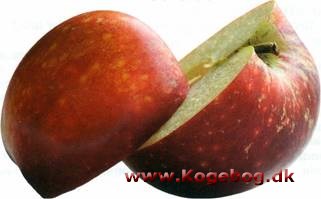 Bagte æbler med brombærsyltetøj