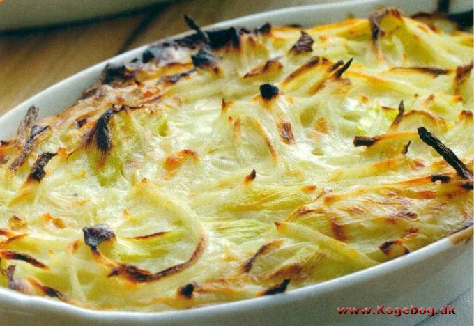 Porre-kartoffelgratin