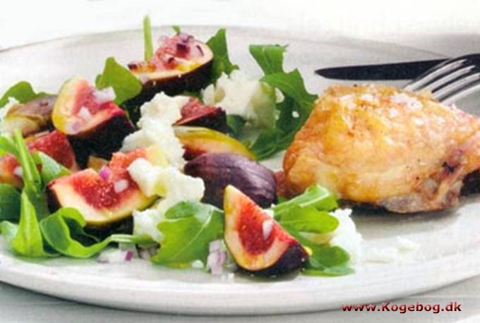 Salater med frugt og bær