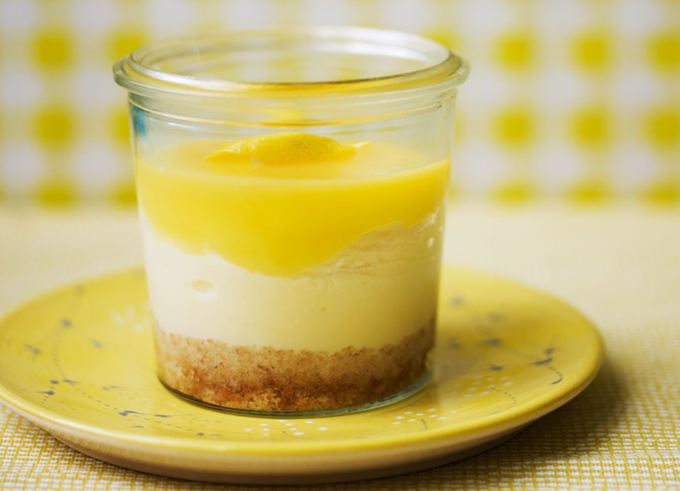 Cheesecake med lemon curd