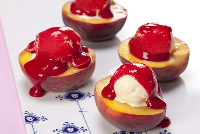 Peach Melba - den lette og friske