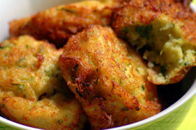 Courgette-frikadeller