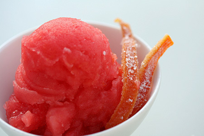 Grapefrugtsorbet