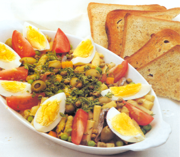 Italiensk salat, ægte | let og godt på Kogebog.dk 💘
