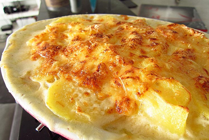 Kartoffelgratin, fransk - Gratin dauphinoise