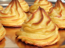 Kartoffelmos til gratinering - Pommes duchesse