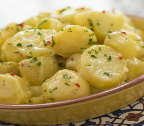 Kartoffelsalat, kold, græsk