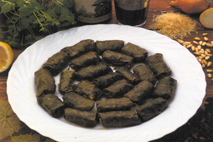 Dolmades, tyrkiske, kolde