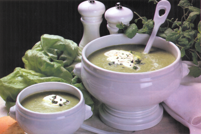 Grønærtesuppe - Crème Ninon