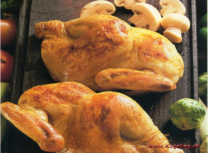 Grillstegt kylling i ovn
