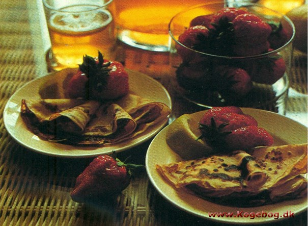 Citronpandekager med jordbær
