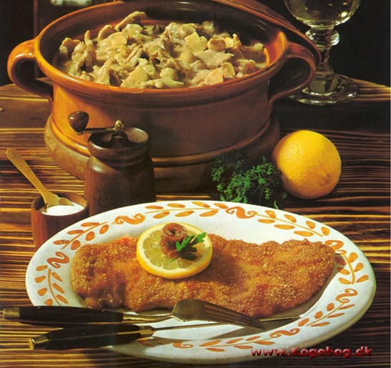 Paneret skinkeschnitzel