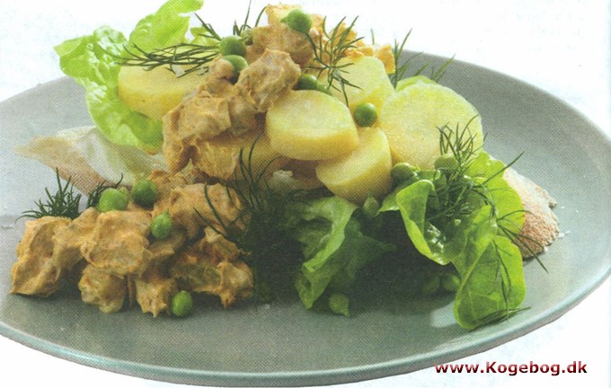 Kartoffelmad med karrysalat