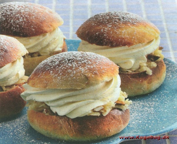 Svenske fastelavnsboller - semlor