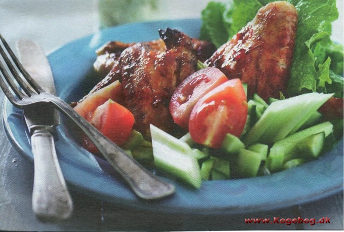 Chickenwings med blue cheese-dressing