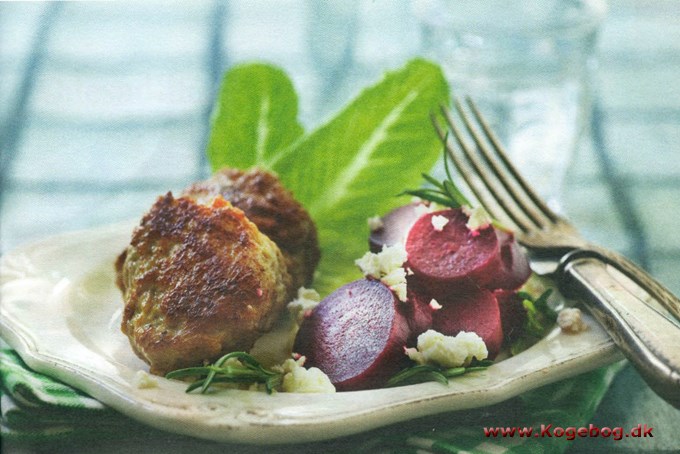 Frikadeller med soltørrede tomater