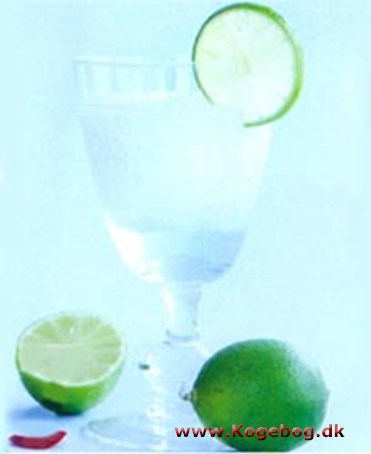Frozen hyldeblomst med vodka og lime