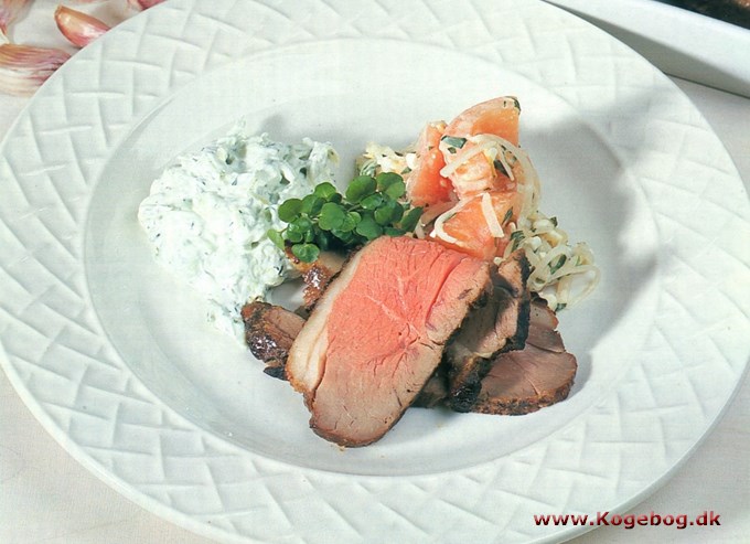 Lammeculotte med tzatziki