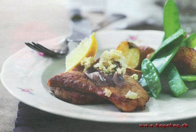 Skinkeschnitzel med wienergarniture