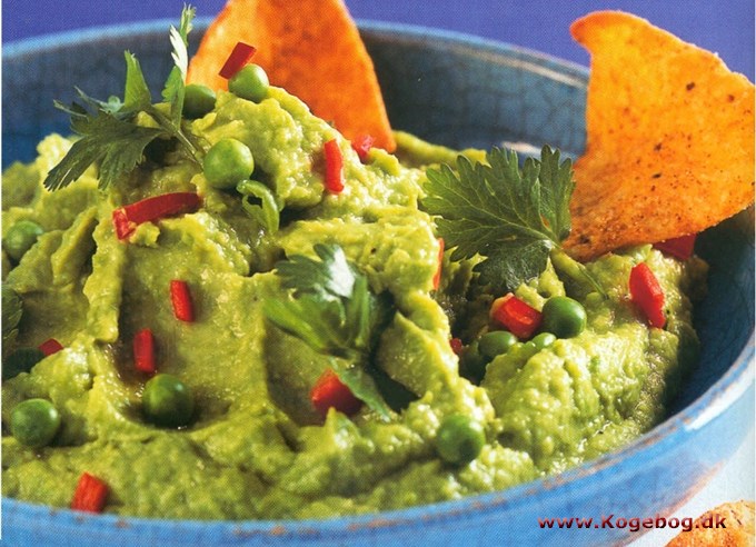 Guacamole med ærter