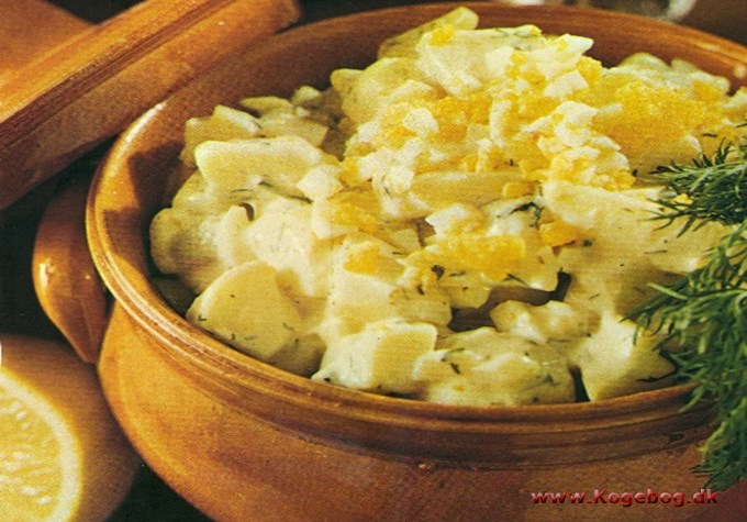 Kartoffelsalat kold med dild