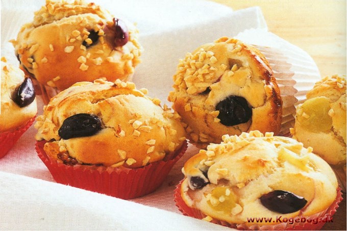 Muffins med druer