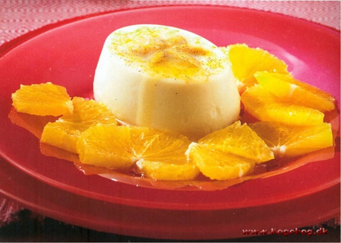 Panna cotta med appelsin