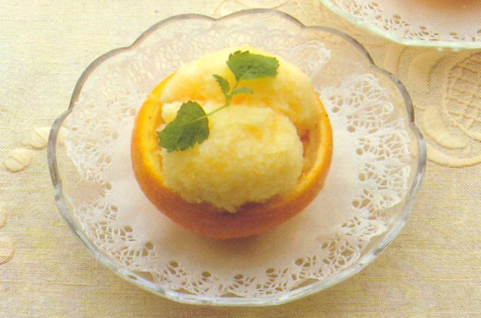 Appelsinsorbet