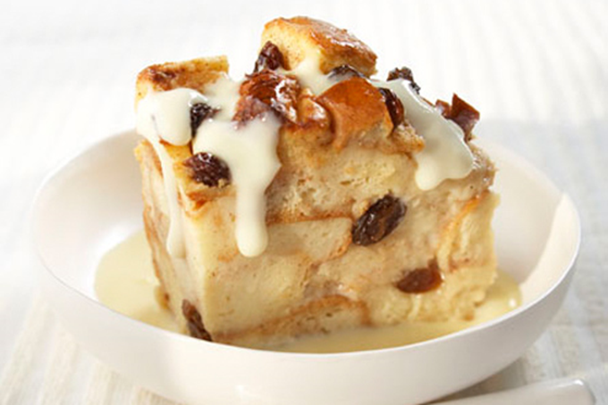 Brødbudding - engelsk Bread Pudding