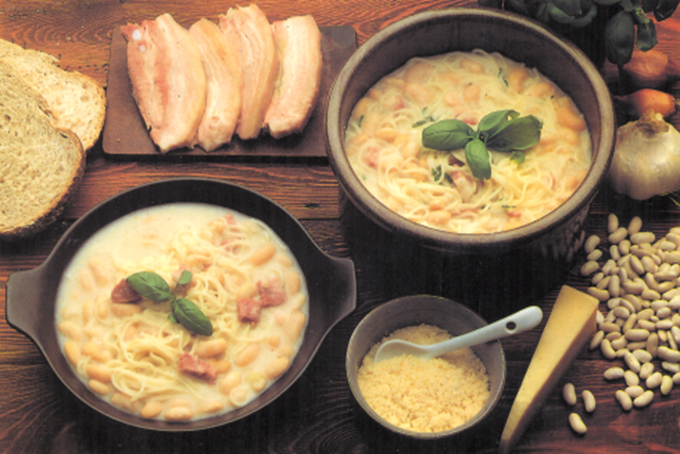 Bønnesuppe med vermicelli