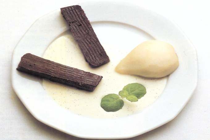 Chokoladedessert - Marquise au chocolat