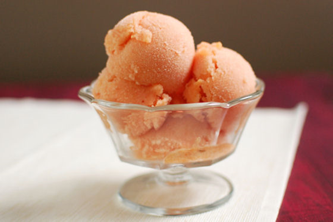 Ferskensorbet