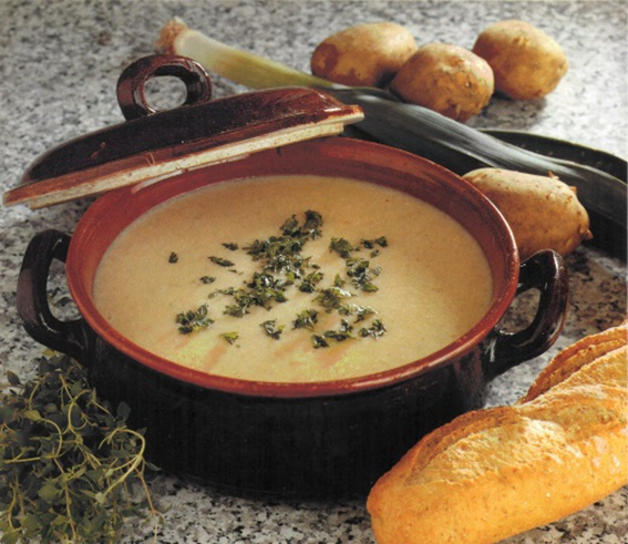 Fransk kartoffelsuppe - Potage Parmentier