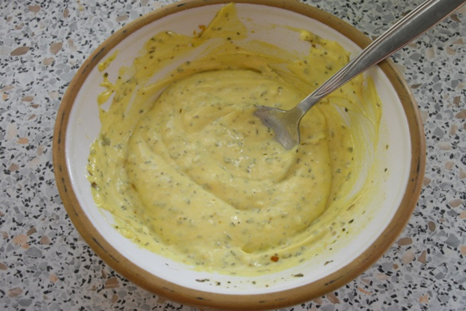 Mayonnaise med grønsager