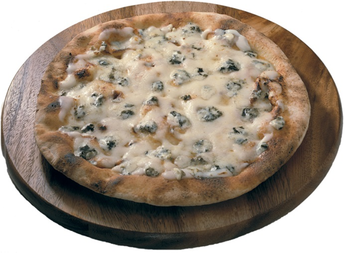 Pizza med gorgonzola