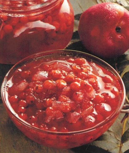 Rønnebær-æblekompot