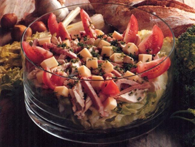 Salat, amerikansk - Chefs salad