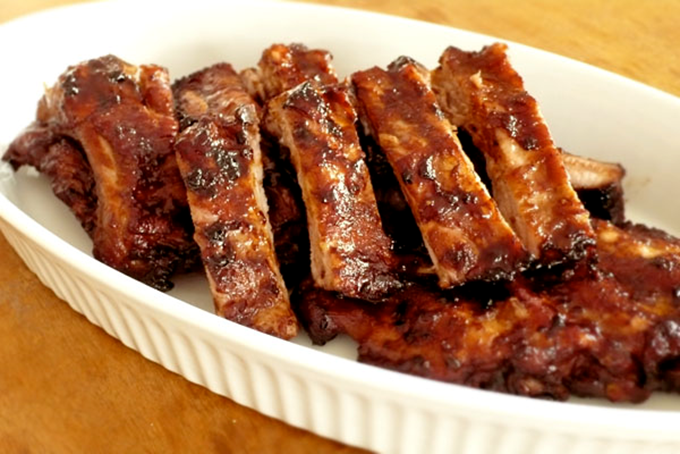 Spareribs, kinesiske, grillstegte