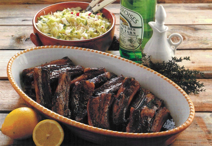 Spareribs, marinerede