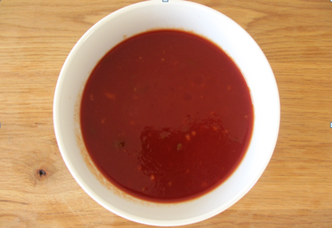 Sursød sauce, kinesisk