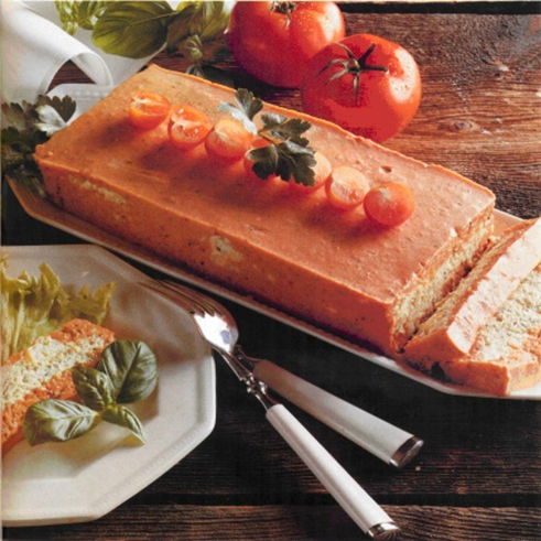 Tomatterrine med krydderurter