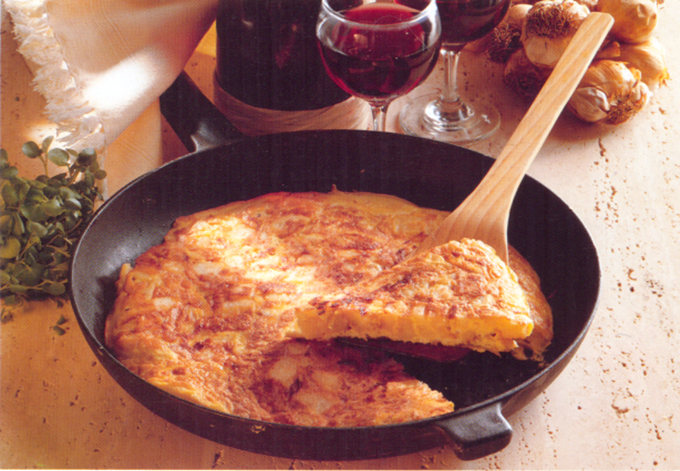 Tortilla - Spansk kartoffelomelet