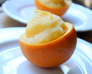 Appelsinsorbet - en dejlig opskrift