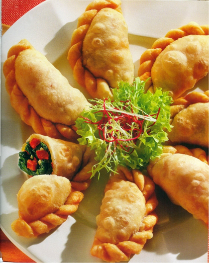 Empanadas med spinat