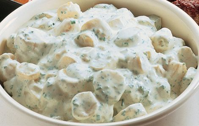 Kartoffelsalat med kefir