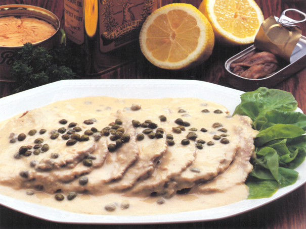 Vitello tonnato - Kalv i tunsauce