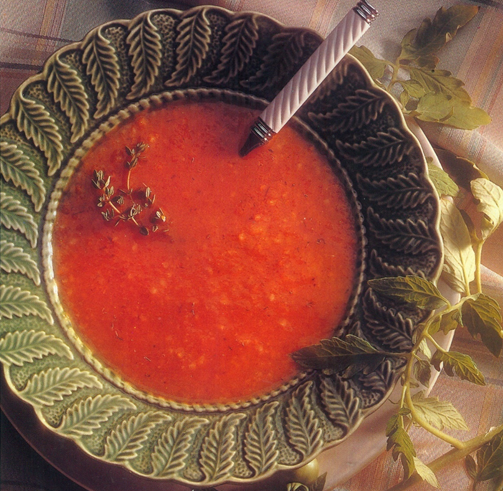 Gylden tomatsuppe