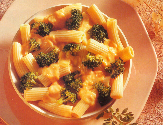 Pasta og broccoli