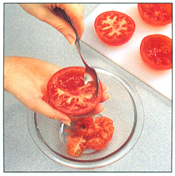 Tabbouleh i tomatkopper