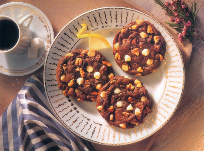 Hurtige chokolade cookies